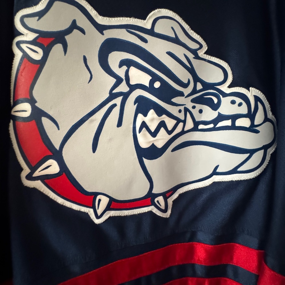 Gonzaga Bulldogs Player Issued #35 Basketball 2XL Navy and Red Bulldog College - Picture 2 of 8